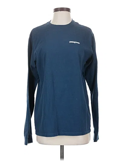 Pre-owned Patagonia Long Sleeve T-shirt In Blue