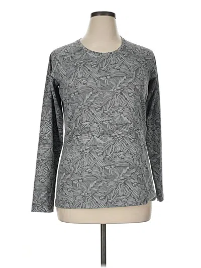 Pre-owned Patagonia Long Sleeve T-shirt In Gray