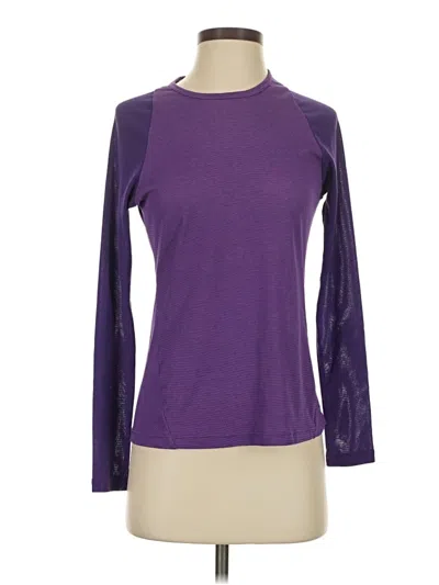 Pre-owned Patagonia Long Sleeve T-shirt In Purple