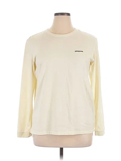 Pre-owned Patagonia Long Sleeve T-shirt In White