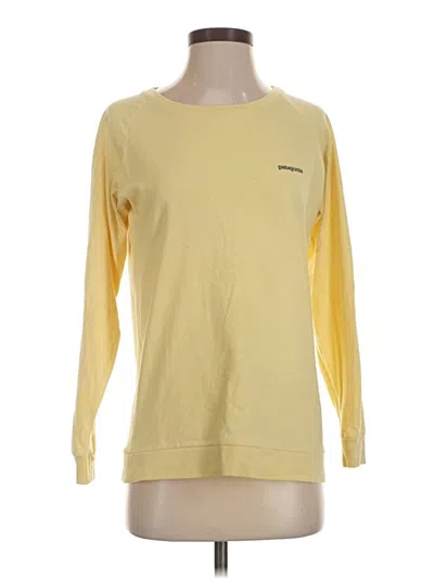 Pre-owned Patagonia Long Sleeve T-shirt In Yellow