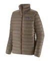 Patagonia Lightweight Down Sweater Outerwear Jacket In Brown