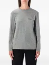 Patagonia Long-sleeved Logo T-shirt In Brown