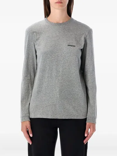 PATAGONIA LONG-SLEEVED LOGO T-SHIRT