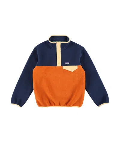 Patagonia Kids' Long-sleeved Sweater In Redtail Rust