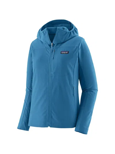 Patagonia Blue R1 Crossstrata Hoody Active Hoodie