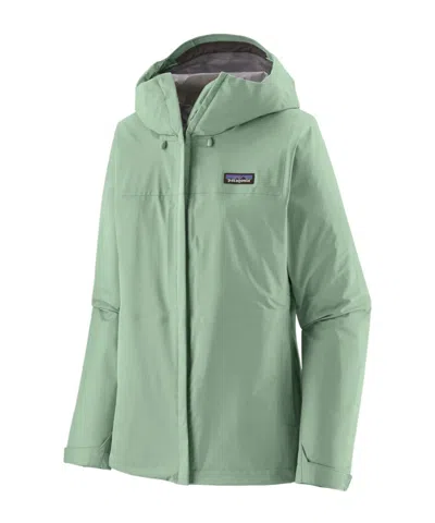 Patagonia Long-sleeved Hooded Casual Jacket In Green