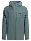 Patagonia Waterproof 3-layer Boulder Fork Jacket With Adjustable Features In Blue