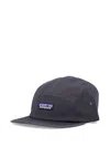 Patagonia Curved Brim Eyelet Vents Cap In Black