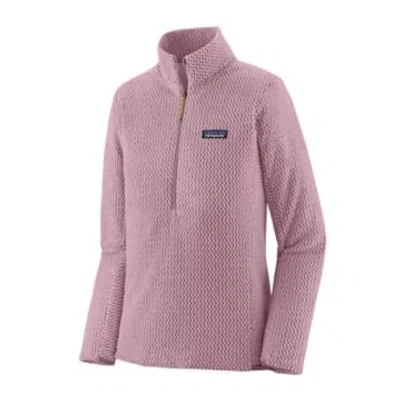 Patagonia Maglia R1 Air Zip Neck Donna Milkweed Mauve In Pink