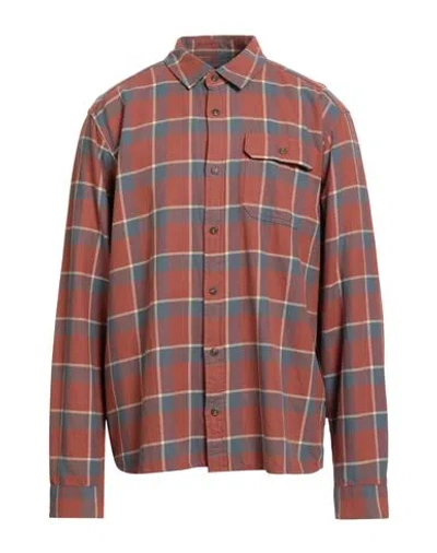 Patagonia Man Shirt Tan Size Xl Cotton In Brown
