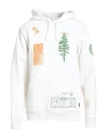 Patagonia Man Sweatshirt Ivory Size L Recycled Polyester, Recycled Cotton In White