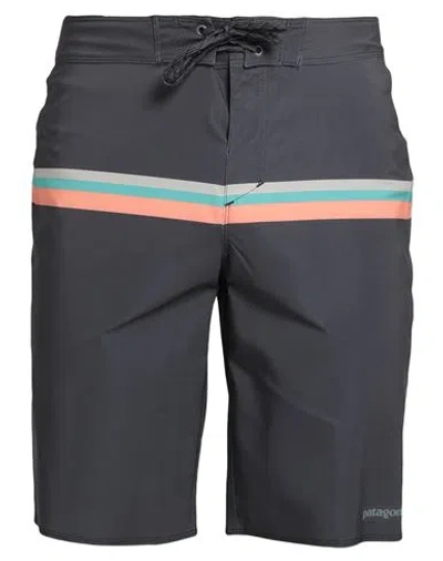 Patagonia Man Swim Trunks Black Size 30 Recycled Polyester, Elastane