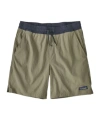 Patagonia Mens Baggies Lights-6in Relaxed-fit Wove Shorts River Rock Green In Gray
