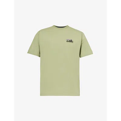 Patagonia Mens Buckhorn Green 73 Skyline Graphic-print Organic Cotton T-shirt