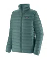 Patagonia Quilted Down Coat In Wetland Blue