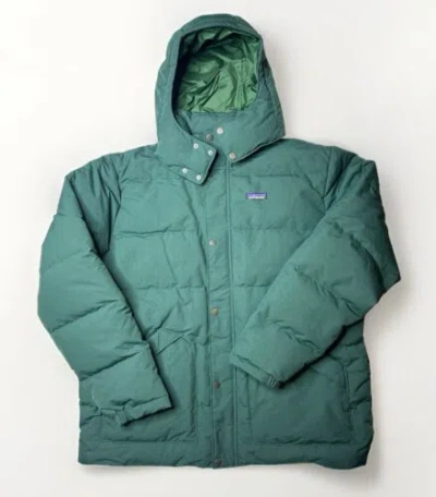 Pre-owned Patagonia Men's Downdrift Puffer Full Zip Hooded Jacket Northern Green Xxl