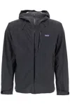 Patagonia Minimalist Grey Jacket With Adjustable Cuffs And Hood In Gray