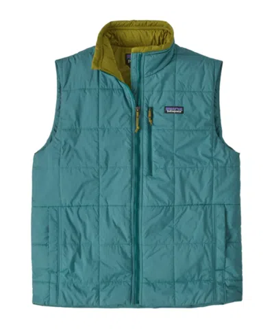 Patagonia Logo-patch Gilet In Wetland Blue
