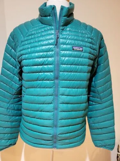 Pre-owned Patagonia Men's Medium Alplight Down Jacket. Borealis Green.