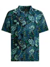 Patagonia Printed Buttoned Shirt In Blue