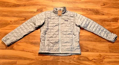 Pre-owned Patagonia Men's Nano Puff Jacket - Medium - Sleet Green -