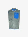 Patagonia Mens Nouveau Green Classic Retro-x Contrast-patch Fleece Vest