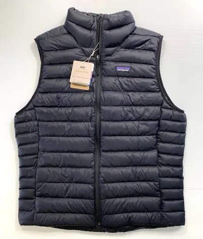 Pre-owned Patagonia Men's  Down Sweater Insulated Vest 84623 Black (blk)