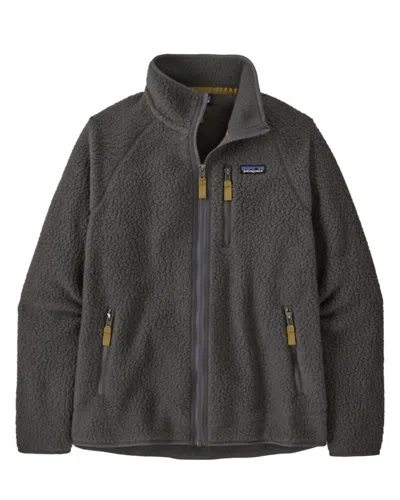 Patagonia Men's Retro Pile Fleece Jacket In Forge Grey