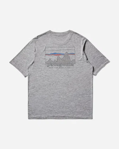 Patagonia Men S Capilene® Cool Daily Graphic T-shirt In Gray
