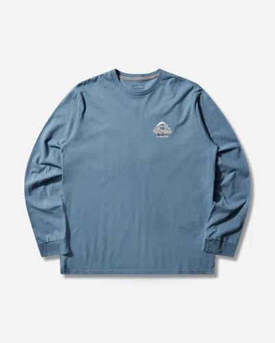 Patagonia Men S Great Waves Responsibili Longsleeve T-shirt Shore In Blue