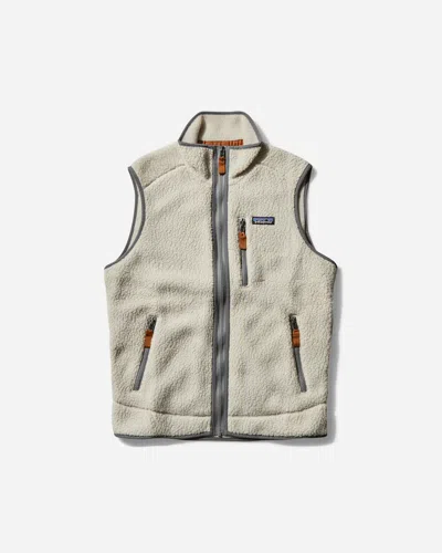 Patagonia Men S Retro Pile Vest Pelican In Beige