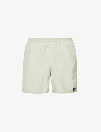 Patagonia Mens Saliva Green Baggies Lights Brand-patch Recycled-polyester Shorts
