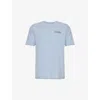 Patagonia Mens Steam Blue How To Heal Responsibili-tee Recycled-polyester And Recycled-cotton-blend