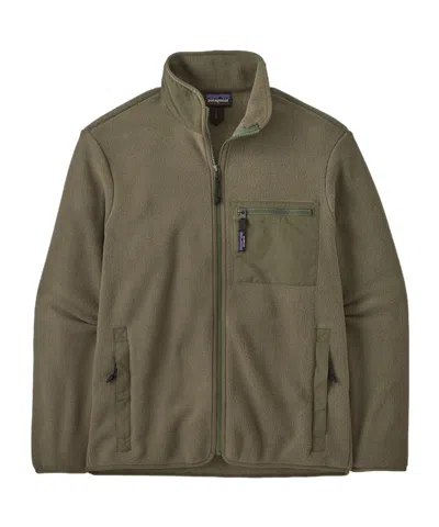 Patagonia Synchilla Fleece Zip-up Jacket In Green