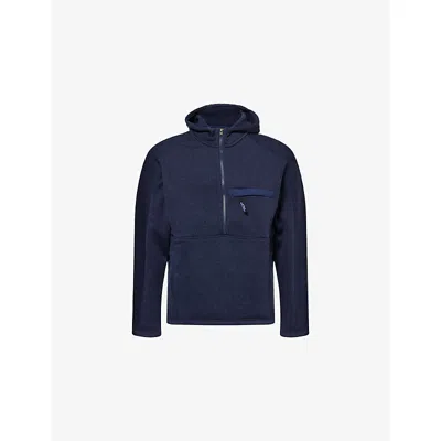 Patagonia Mens New Navy Better Sweater Knitted Hoody In Blue