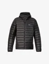Patagonia Down Sweater Jacket With High Collar In Black