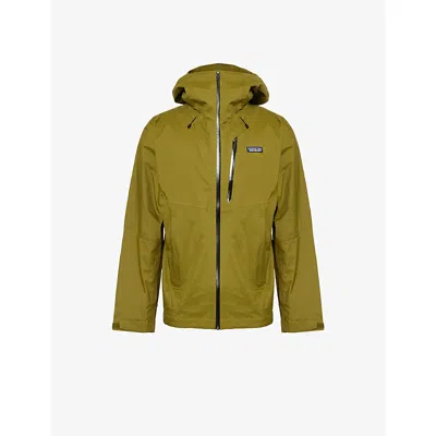 Patagonia Mens Pond Green Granite Crest Waterproof Rain Jacket Xl