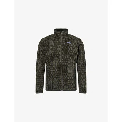 Patagonia Mens Old Growth Green Better Sweater Logo-patch Woven Jacket