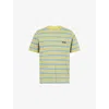 Patagonia Mens Daily Pocket Striped Cotton-jersey T-shirt Bundle Green In Bundle Green