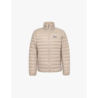 Patagonia Mens  Down Sweater Windproof Ripstop-down Jacket In Seabird Grey
