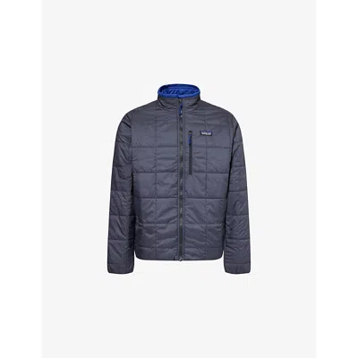 Patagonia Mens  Light Gust Padded Shell Jacket In Smolder Blue