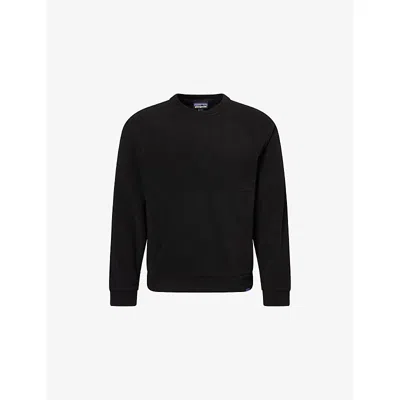 Patagonia Mens Black Micro-d Crewneck Fleece Top
