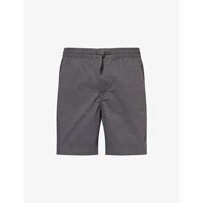 Patagonia Mens Forge Grey Nomader Volley Relaxed-fit Cotton-blend Shorts In Gray