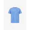 Patagonia Mens P-6 Logo Responsibili Crewneck Cotton-blend T-shirt Abundant Blue Xl In Abundant Blue