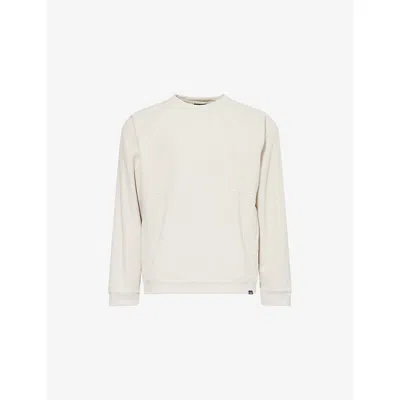 Patagonia Mens Micro D Fleece Crew-neck Woven Sweatshirt Pelican
