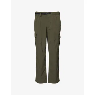 Patagonia Mens Pine Needle Green Outdoor Everyday&nbsp;straight-leg Woven Trousers