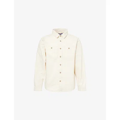 Patagonia Mens Point Reyes Patch-pockets Cotton Shirt Undyed Natural In Neutral