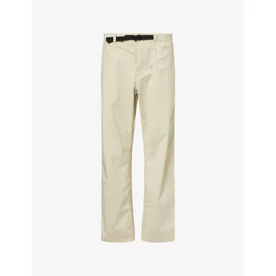 Patagonia Mens Weathered Stone All-wear Gi Cotton-blend Trousers In Neutral