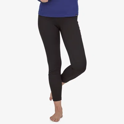 Patagonia Midweight Capilene Bottom Leggings In Black